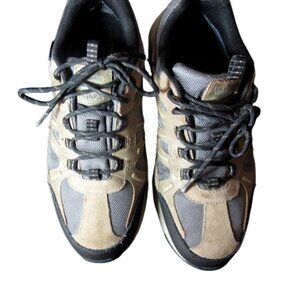 Skechers Mens'Outdoor Sneakers shoe's Tan Gray Memory Foam 66275 Hiking